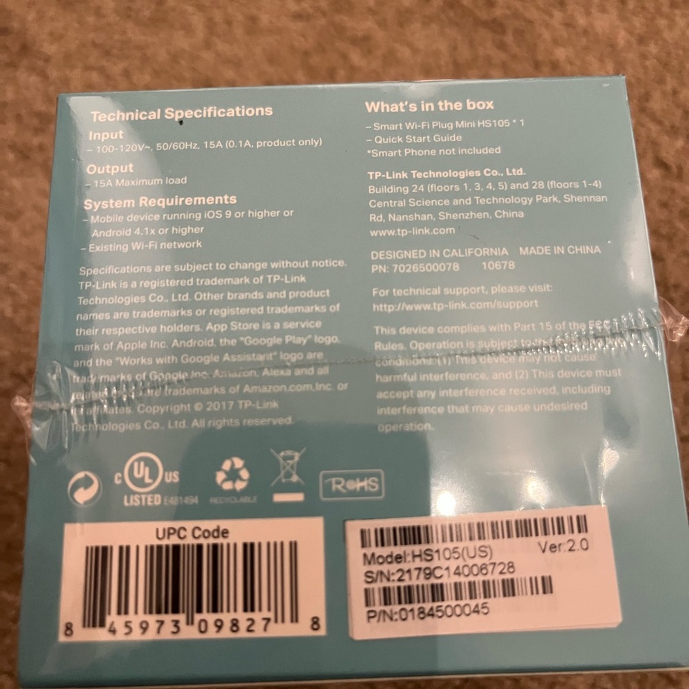 TP-Link White Smart Wi-Fi Plug Mini - Picture 5 of 5